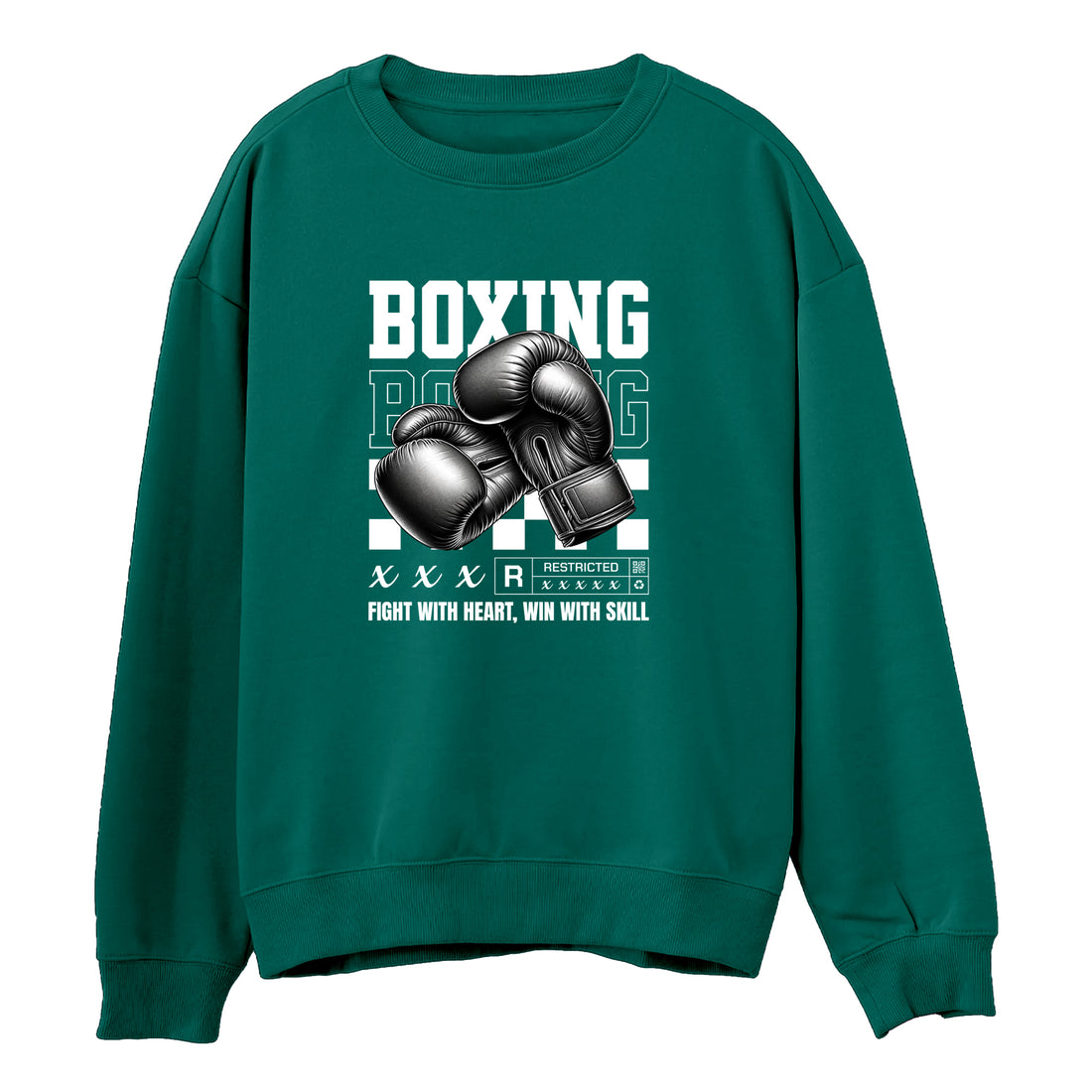 Fight Win Heart, Win With Skill Sweatshirt