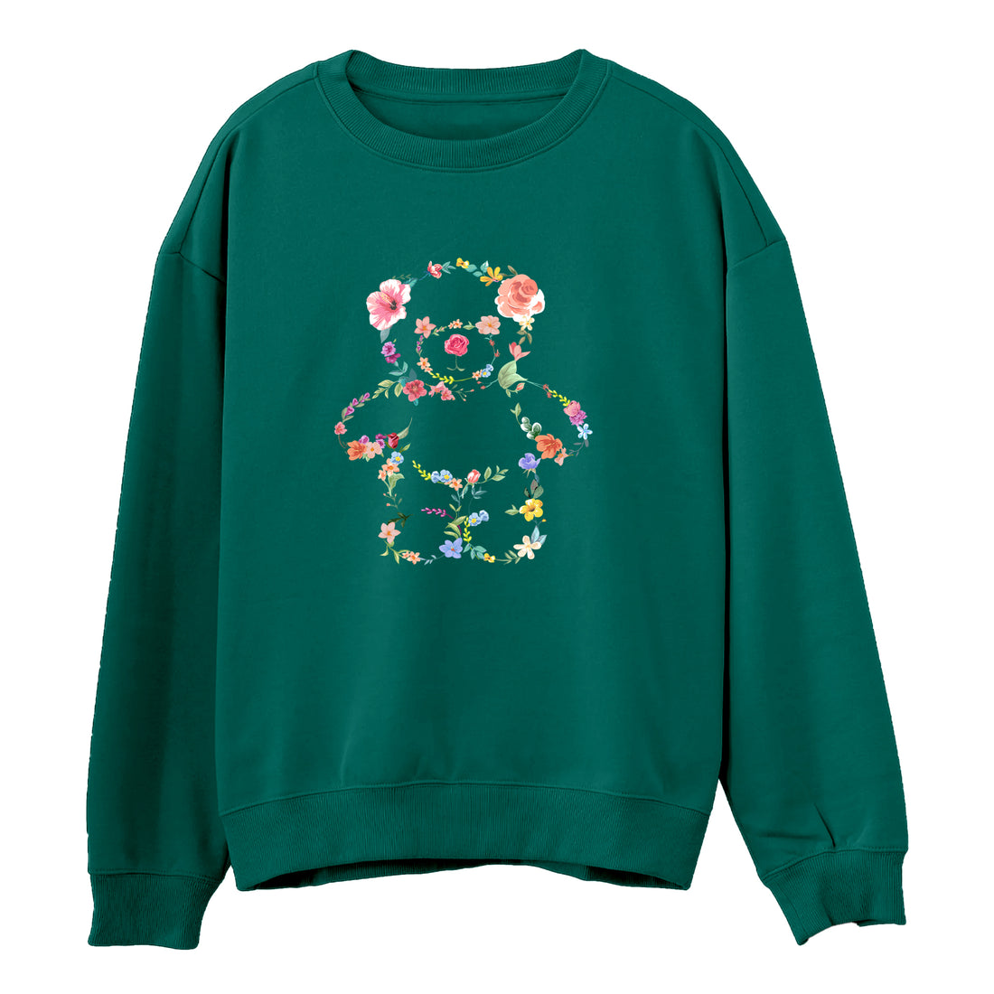 Floral Bear Sweatshirt