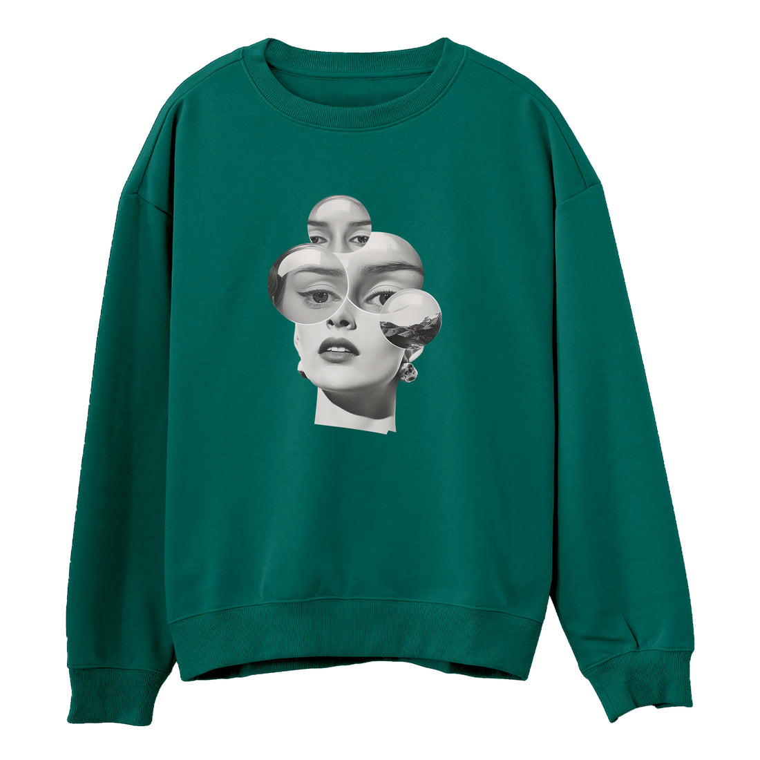 Yansıma Labirenti Sweatshirt