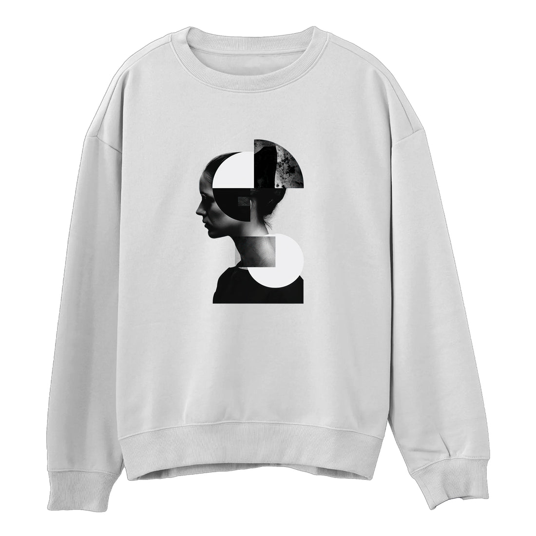 Siyah ve Beyaz Aşkı Sweatshirt