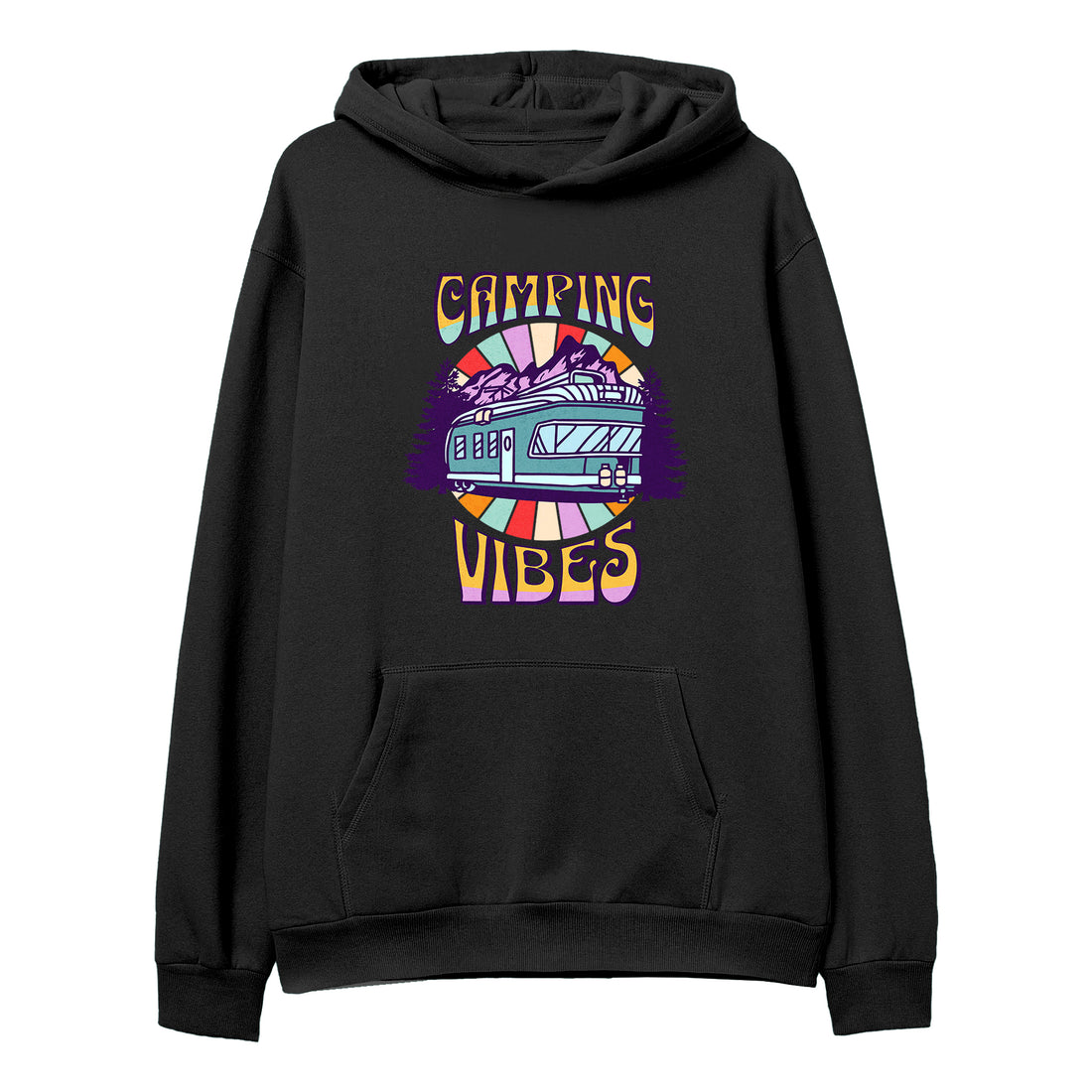 Camping Vibes Kapüşonlu Sweatshirt