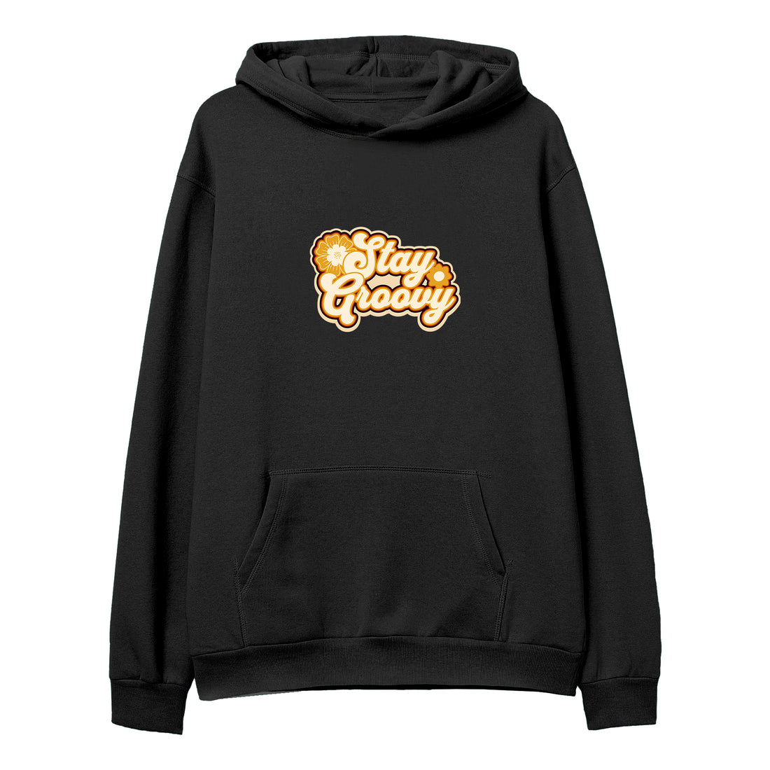 Stay Groovy Kapüşonlu Sweatshirt