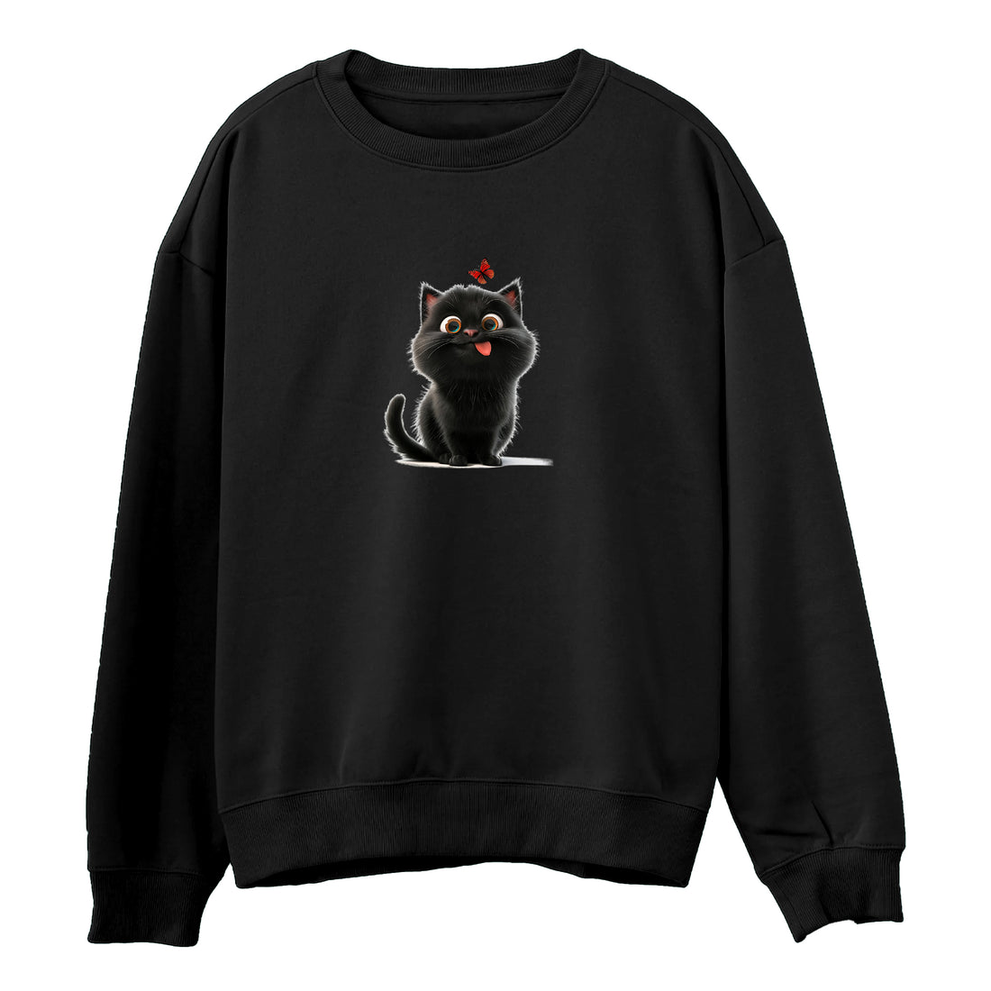 Şanslı Kedi Sweatshirt