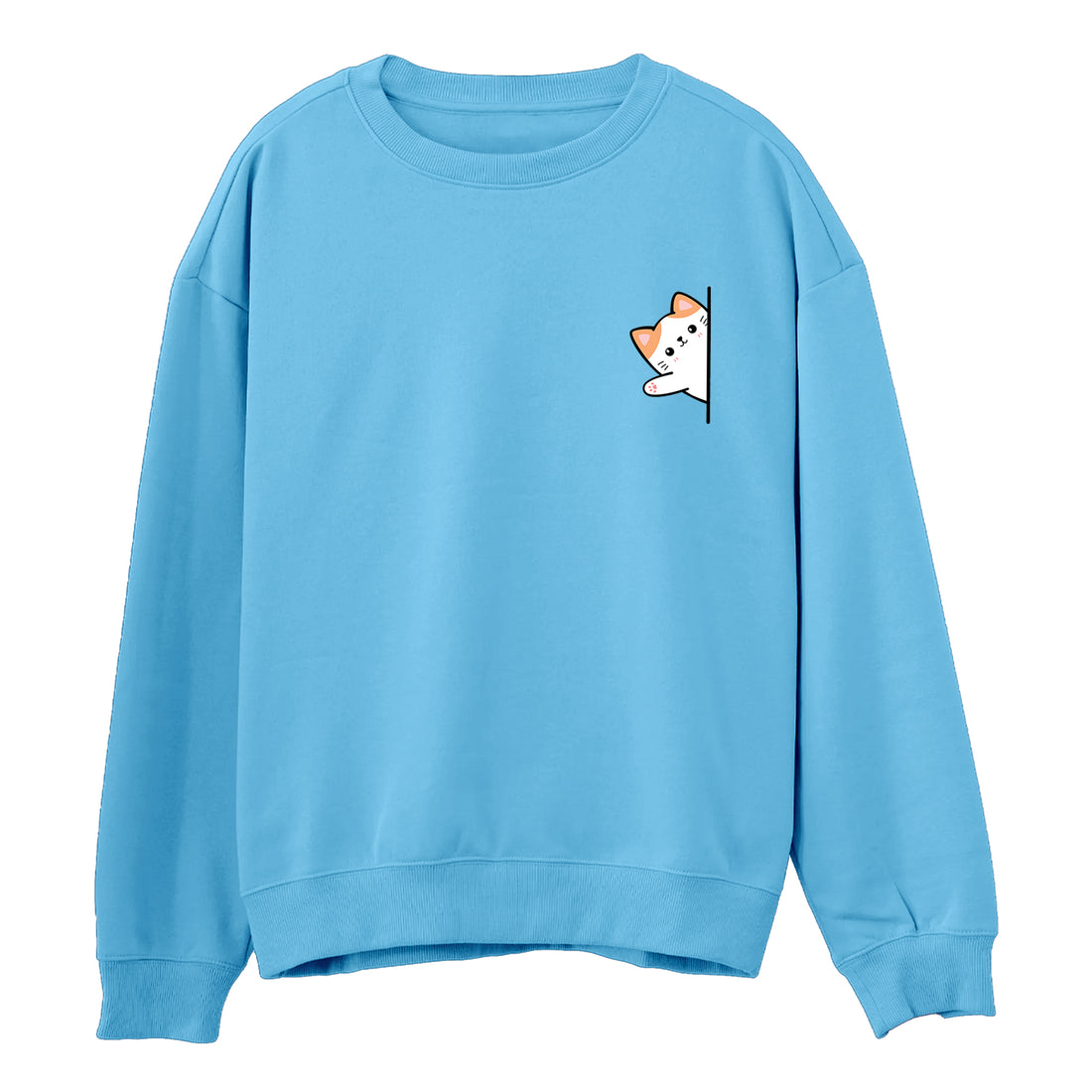 Meraklı Kedi Sweatshirt