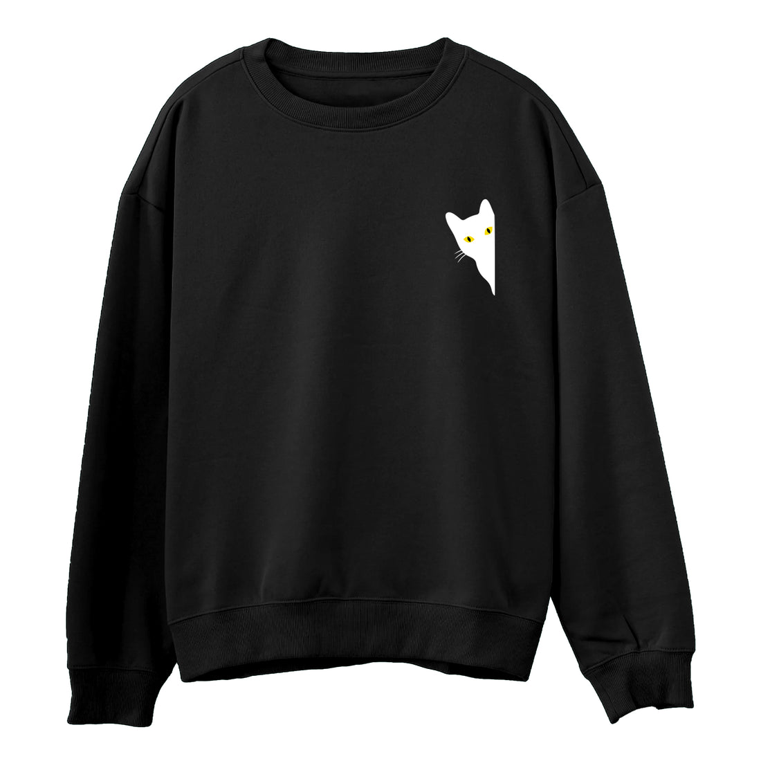 Ajan Kara Kedi Sweatshirt